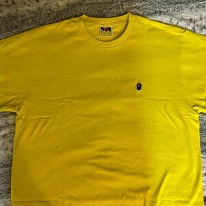 Brand New Men’s Or Women’s Yellow Bape T-Shirt! Men’s size X-Large! Never worn